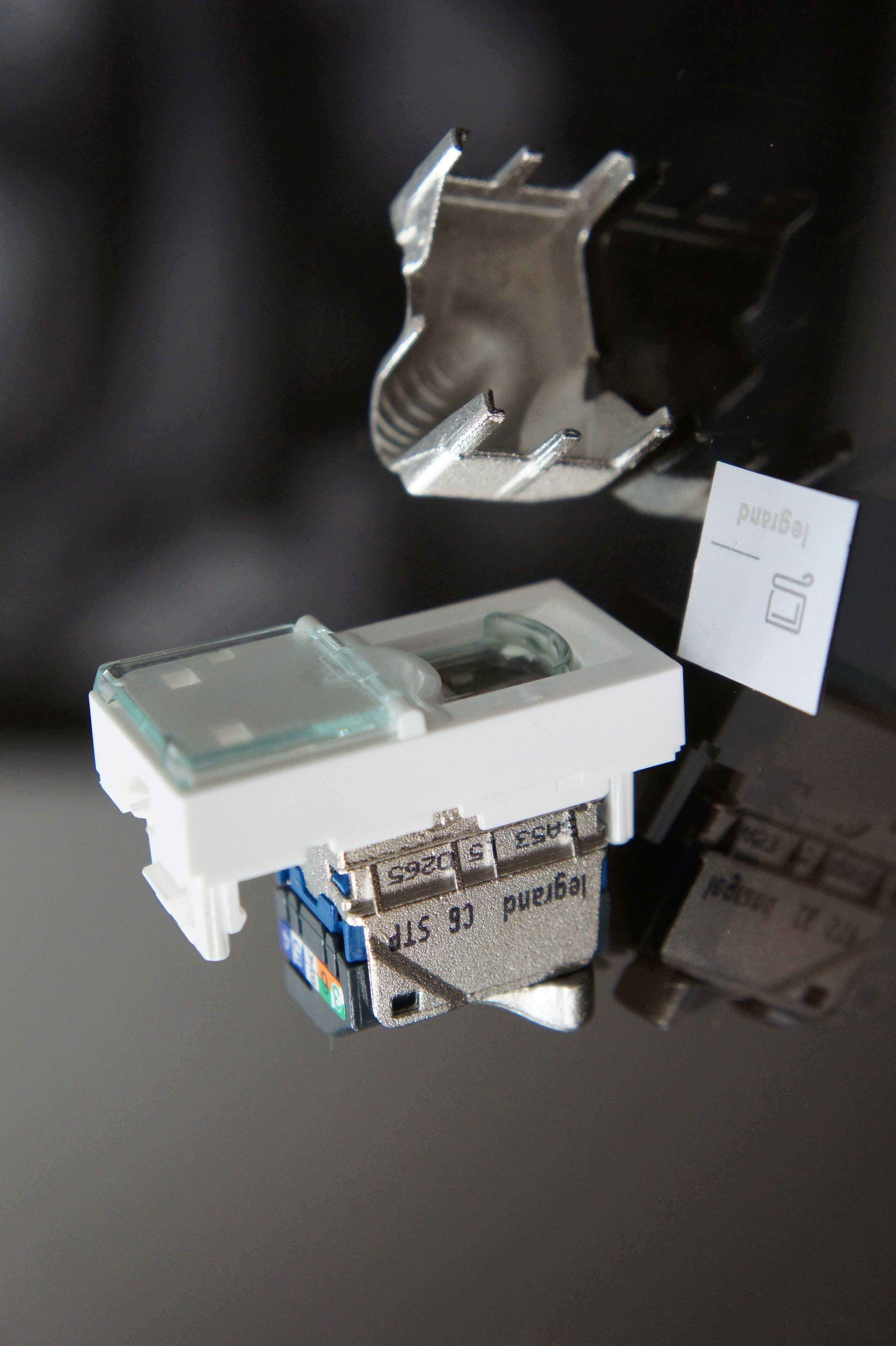 پریز شبکه Cat 6 SFTP 1M موزاییک لگراند