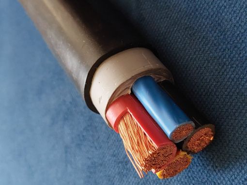 تصویر  کابل افشان 3×95+50 خراسان افشارنژاد (NYY Flexible)